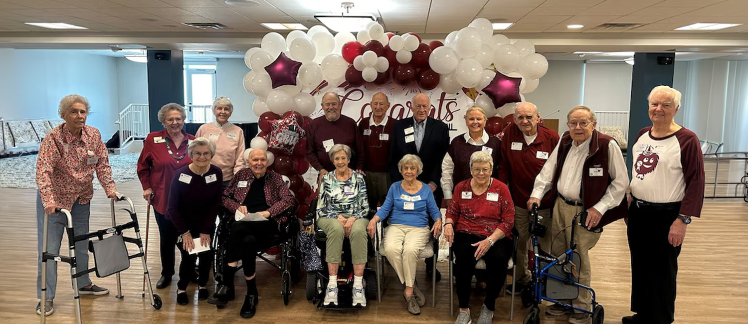 Residents from the same high school reunite