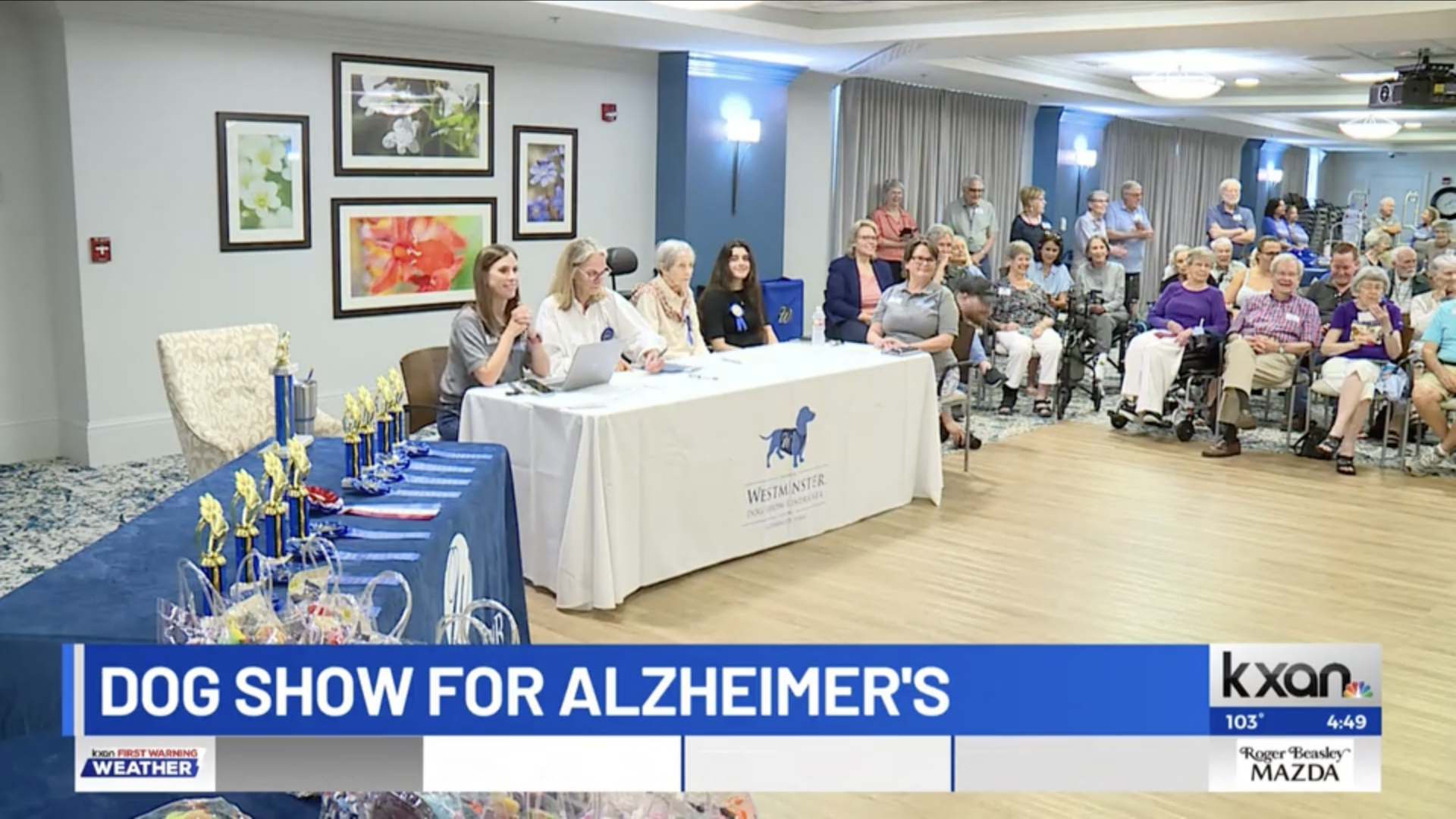 Westminster Senior Living dog show for alzheimers news story