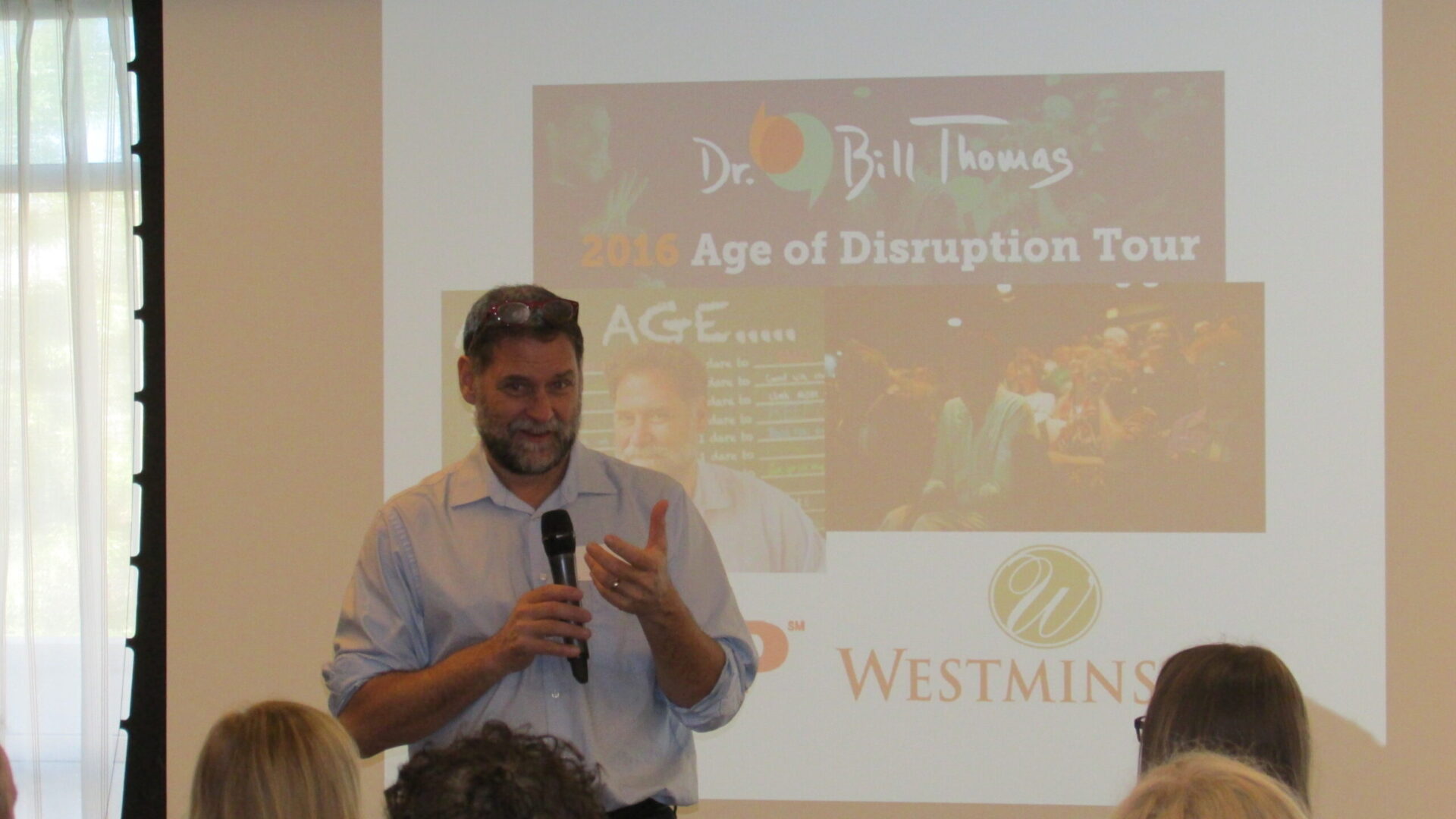 presenting Age of Disruption presentation