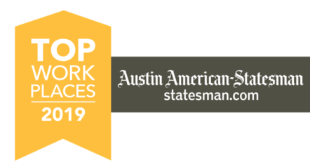 2019 Top Work Places award from Austin American-Statemans