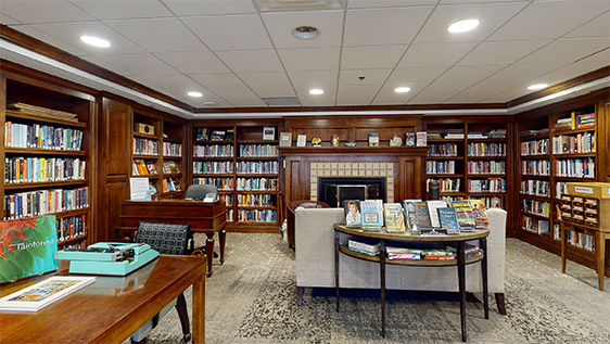 Community game room and library