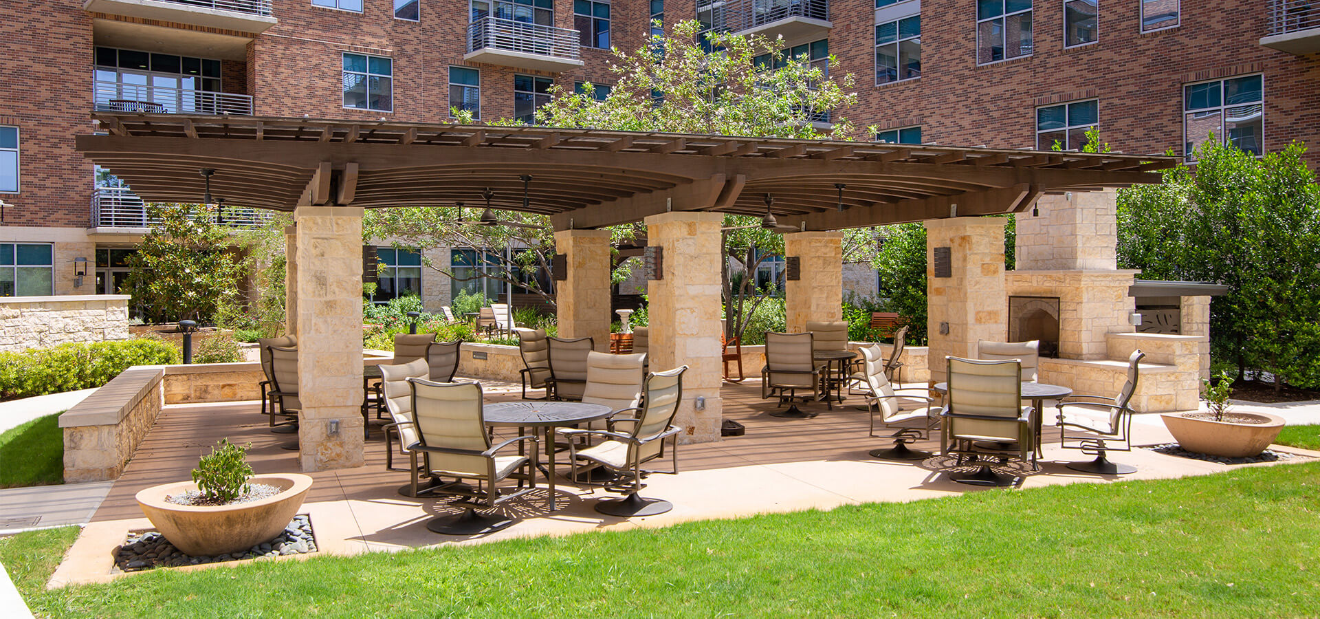 Outdoor area on Westminster's campus